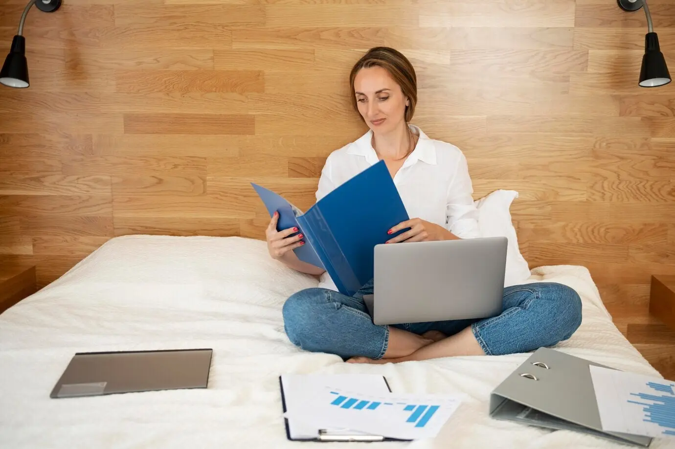 Concept of time management for working from home